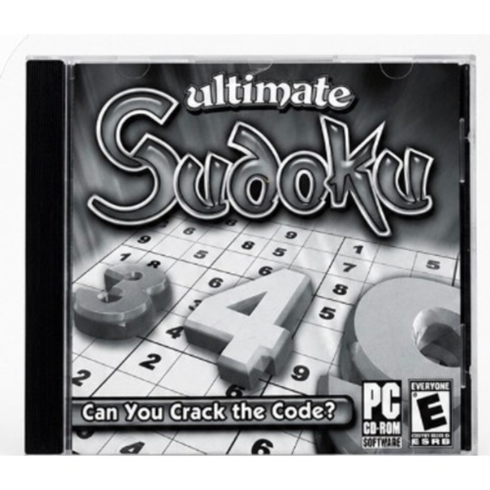 Ultimate Sudoku PC CD-ROM Puzzle Game ValuSoft Windows XP P/N 10508